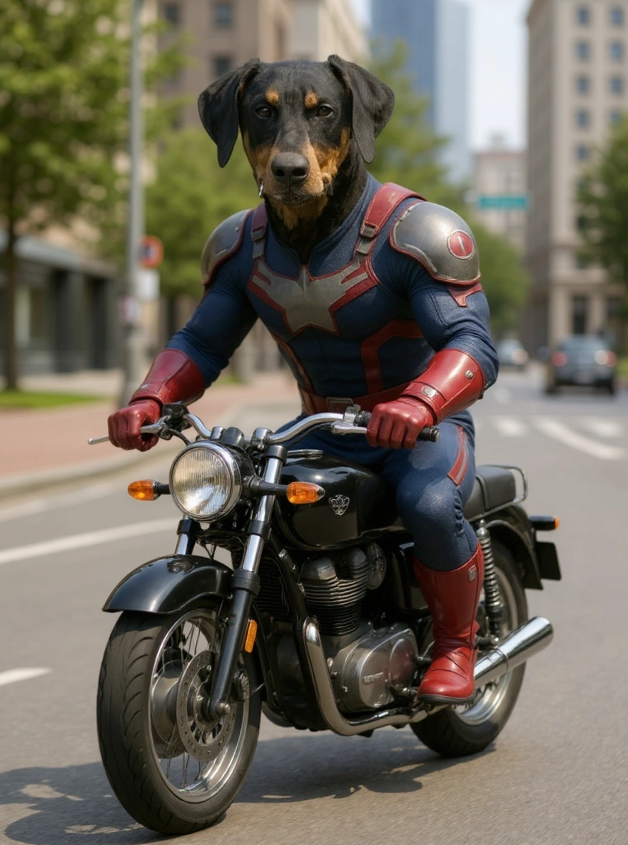 Nana the Doberman as Pet America