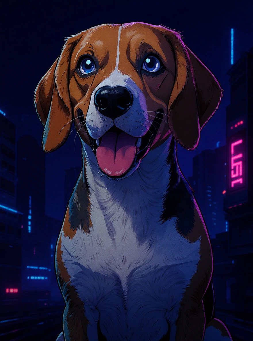 Cyberpunk Anime Headshot