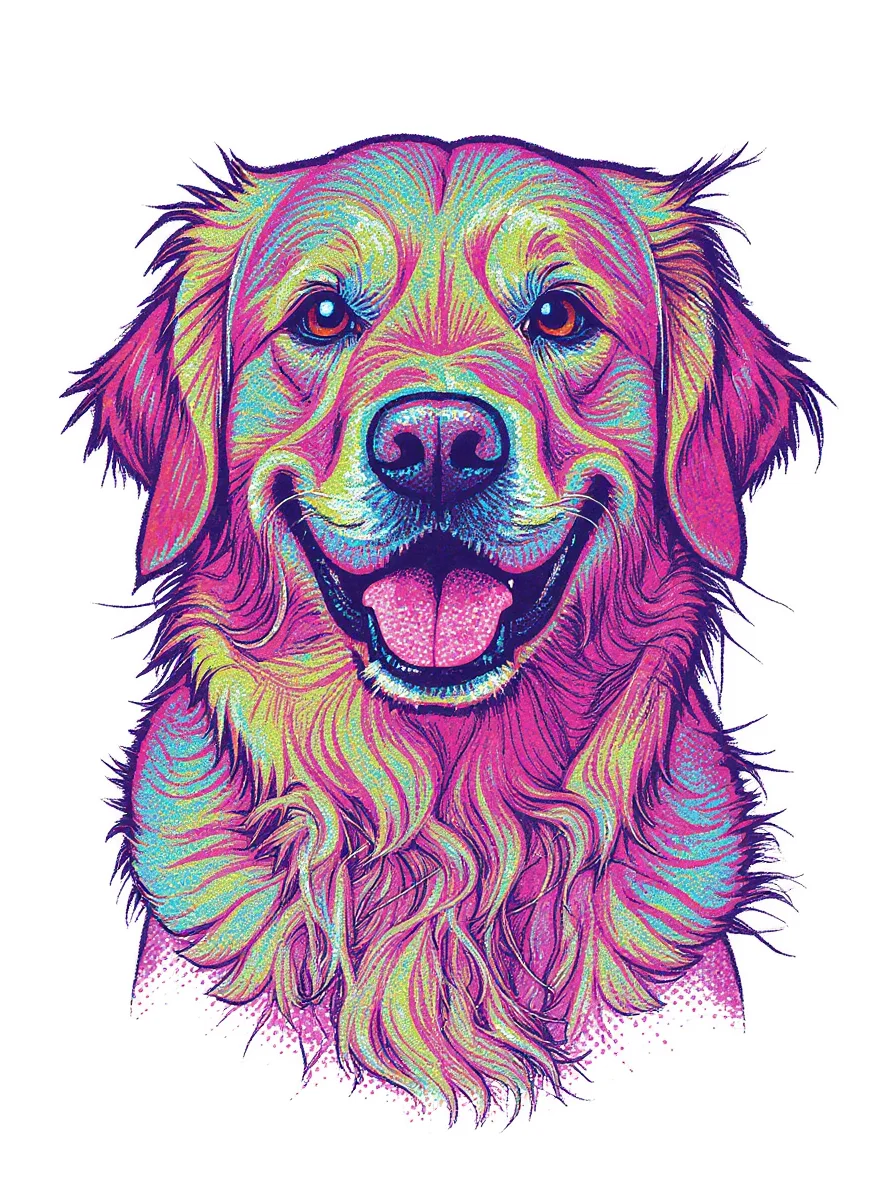 Neon Light Headshot